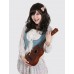 Wigs2you 全假髮 日本正品 常溫絲 斜劉海 長卷髮 甜美可愛型W-536A